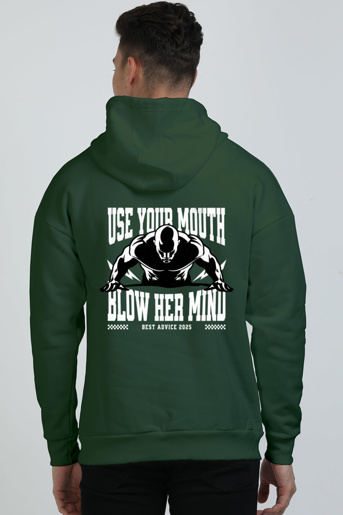 Use Your Mouth Oversized Hoodie Sweatshirt