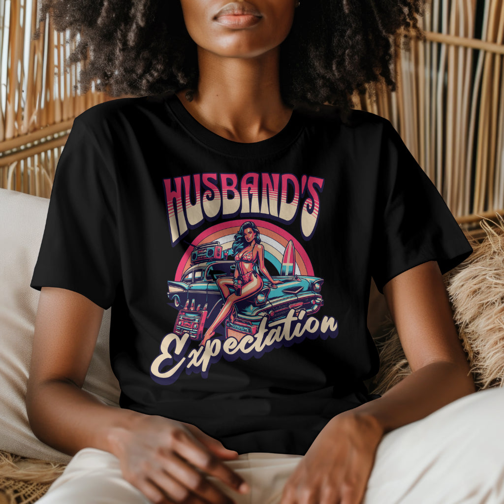 WIFE'S EXPECTATION & HUSBAND'S EXPECTATION Oversized T-Shirt Combo