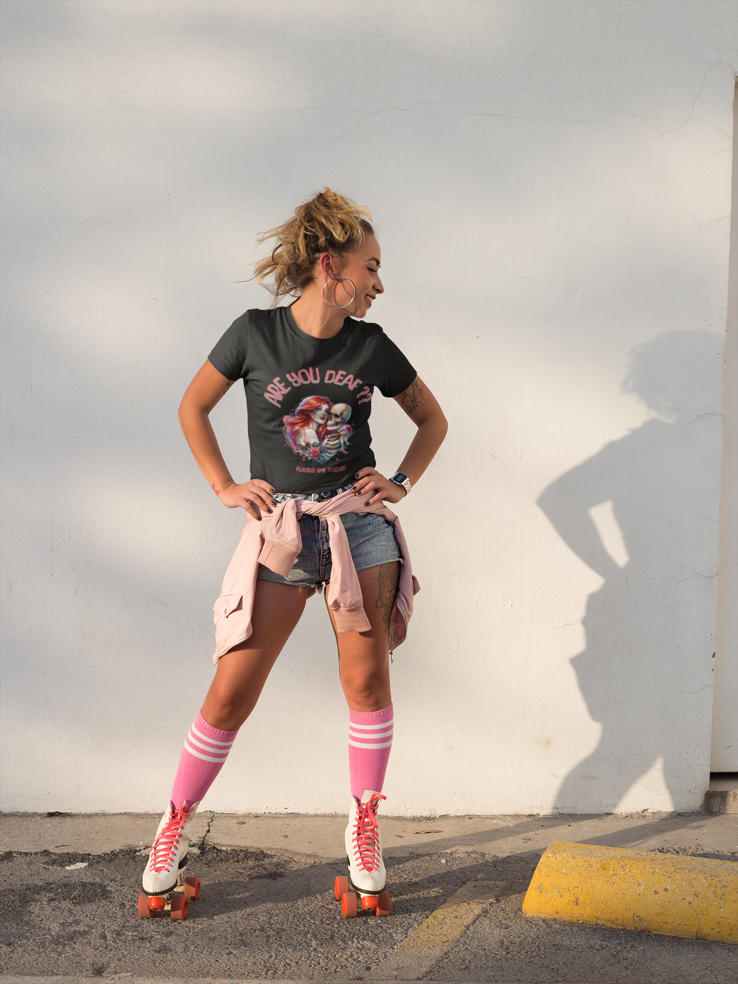 ARE YOU DEAF & NO I AM MARRIED Oversized T-Shirt Combo