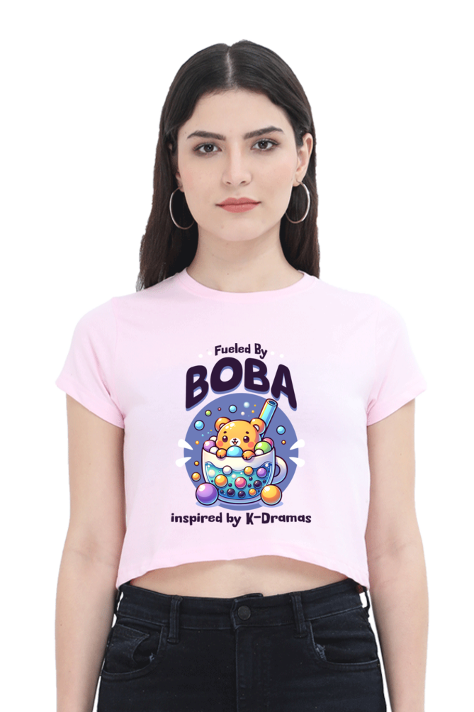 Love for k-drama crop tops