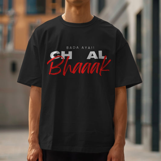 Abe Chal Bhak acid-wash oversized t-shirts