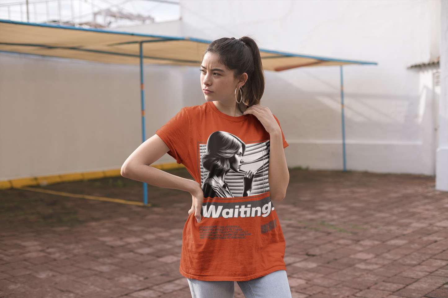 Waiting is fruitful oversized unisex t-shirts